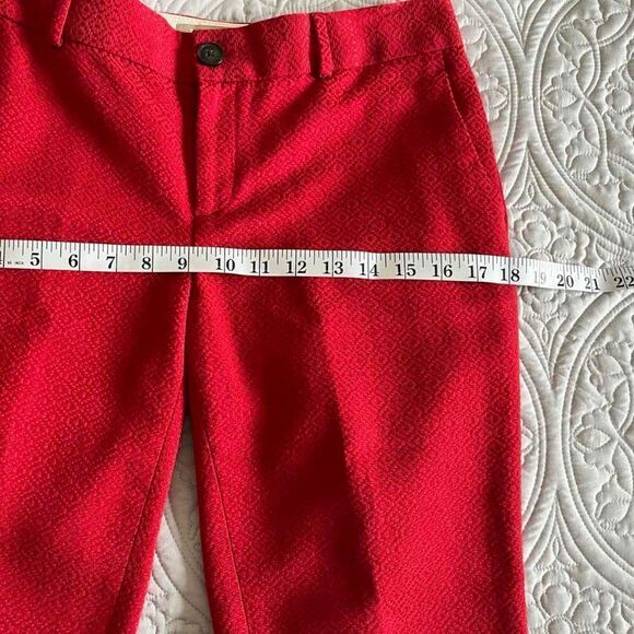 Banana Republic Camden, trousers in red fabric with texture size 2 - Picture 10 of 12